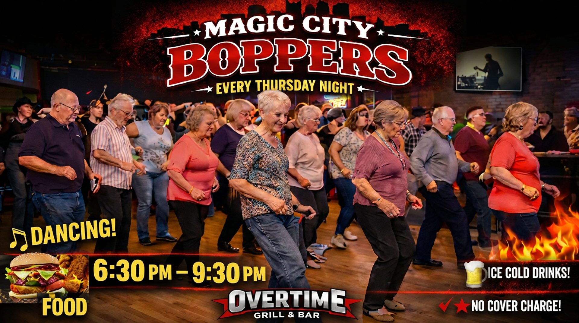 Live music and dancing every week