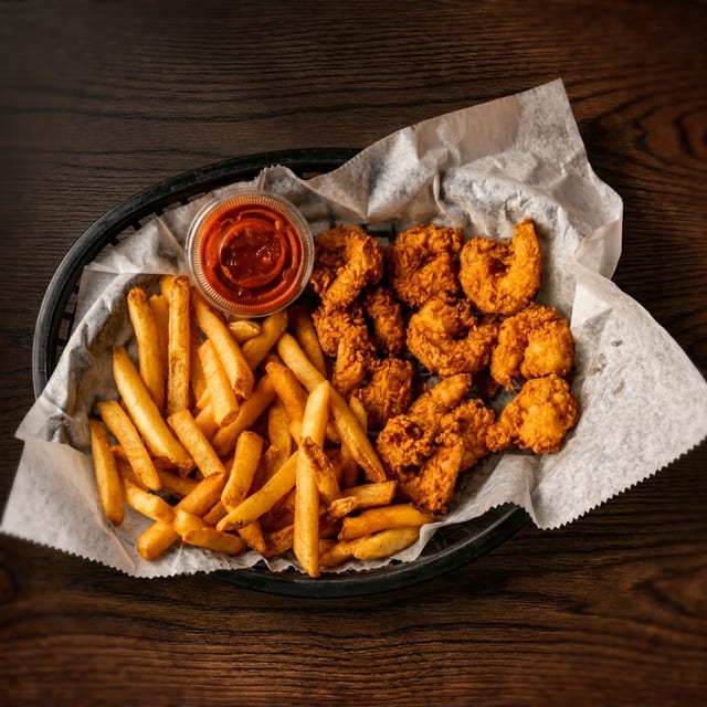 Shrimp Plate.